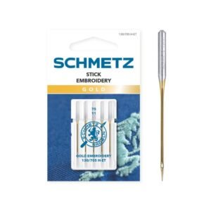 AGUJA EMBROIDERY GOLD SCHMETZ 130/705 H-ET